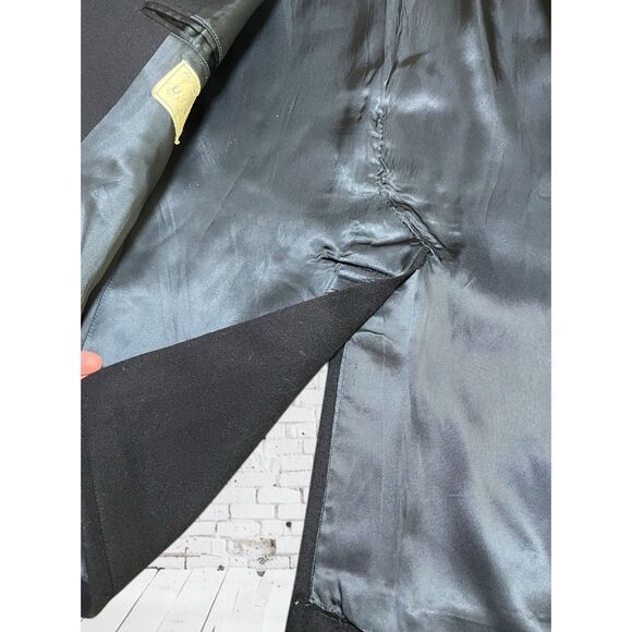 RARE Vintage kersey 100% wool US NAVY Military Peacoat Men’s 36 R Lined - Picture 8 of 9